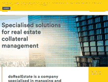 Tablet Screenshot of dorealestate.com